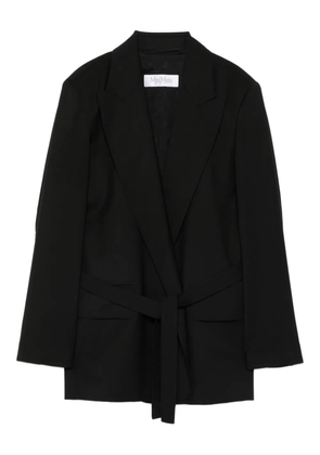 Max Mara belted wrap jacket - Black