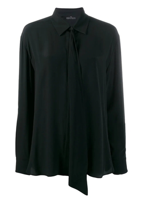 Rokh tie neck shirt - Black