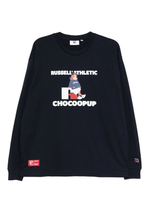 CHOCOOLATE graphic-print T-shirt - Blue