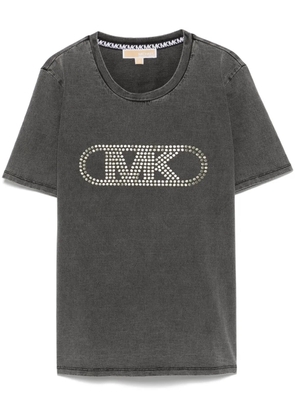 Michael Michael Kors Empire-stud T-shirt - Grey