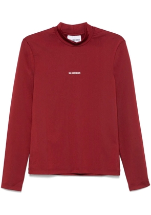 Han Kjøbenhavn logo-appliqué T-shirt - Red