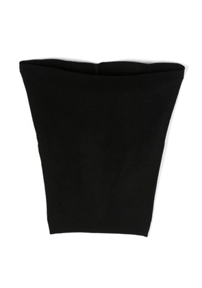 Rick Owens DRKSHDW virgin wool cowl scarf - Black