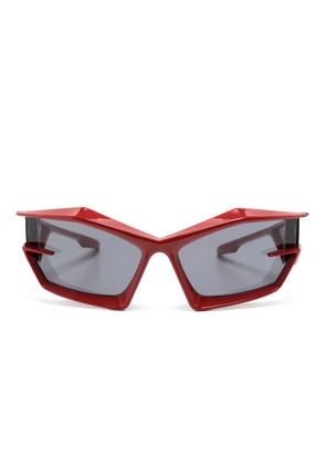 Givenchy Eyewear Giv Cut shield-frame sunglasses - Red