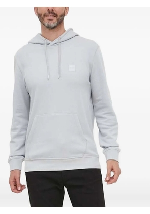 BOSS logo-patch hoodie - Grey