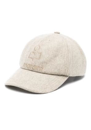 ISABEL MARANT Tyron embroidered-logo cap - Neutrals