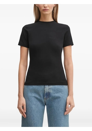 VETEMENTS logo-embroidered T-shirt - Black