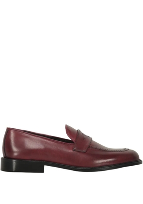 Bruno Magli leather loafers - Red