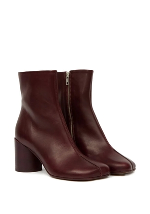 MM6 Maison Margiela 70mm Anatomic Stitch ankle boots - Brown