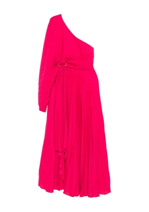 Acler Sadgill pleated one-shoulder dress - Pink