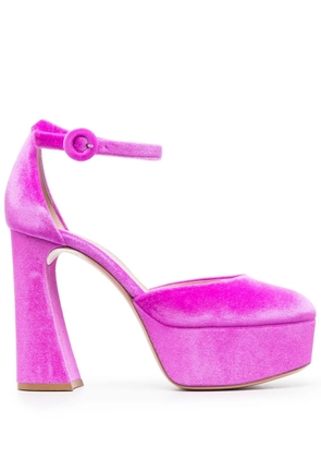 Gianvito Rossi 120mm heeled suede pumps - Pink
