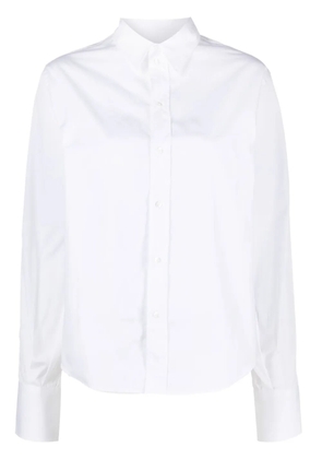 SA SU PHI long-sleeve cotton shirt - White
