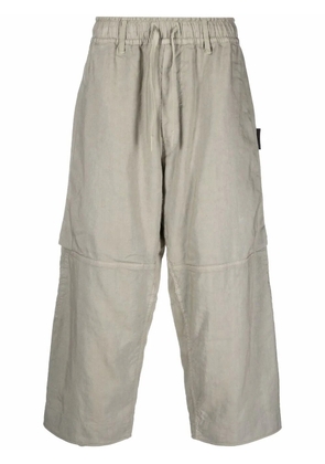 Stone Island Shadow Project cropped-leg trousers - Green