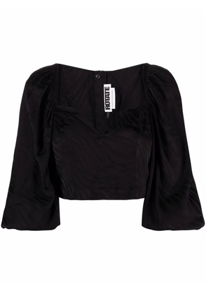 ROTATE BIRGER CHRISTENSEN Irina blouse - Black