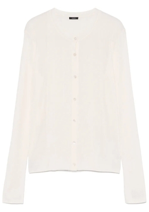 JOSEPH ribbed-knit cardigan - Neutrals