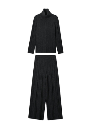 b+ab ribbed high-neck trousers - Grey