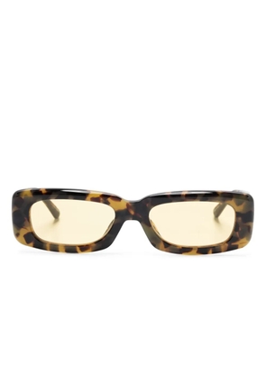 Linda Farrow x Attico Mini Marfa sunglasses - Brown