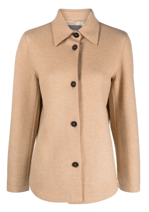 Lorena Antoniazzi single-breasted wool-cashmere jacket - Neutrals