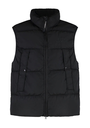 C.P. Company quilted turtleneck vest - Black