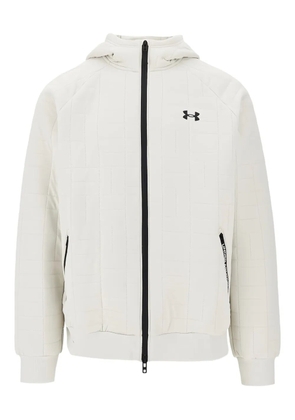 Under Armour hooded quilted full-zip jacket - White
