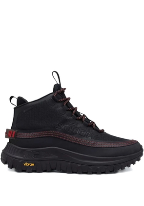SOREL lace-up logo patch sneakers - Black