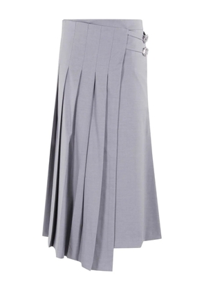 Isabelle Blanche pleated asymmetrical skirt - Grey