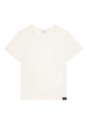 Courrèges crew-neck logo t-shirt - White