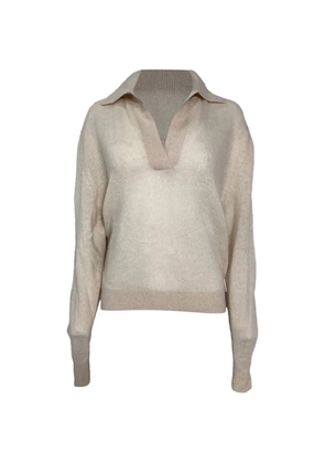 KHAITE Jo V-neck sweater - Neutrals