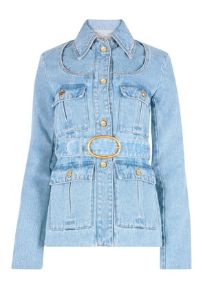 Nina Ricci Saharianne belted jacket - Blue