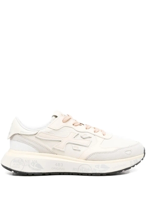 Premiata leather-panel sneakers - Neutrals