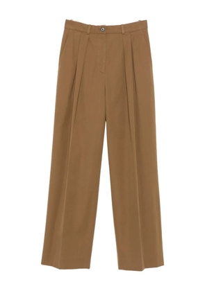 The Row Igor button pleated trousers - Brown