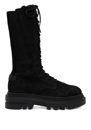 AllSaints 55mm Jay lace-up platform boots - Black