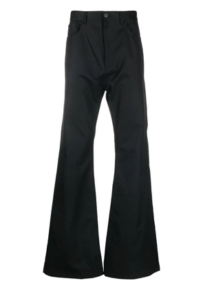 Balenciaga flared cotton trousers - Black