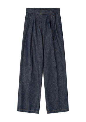 DRIES VAN NOTEN belted denim jeans - Blue