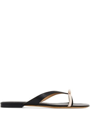Ferragamo bow-detail flip flops - Black
