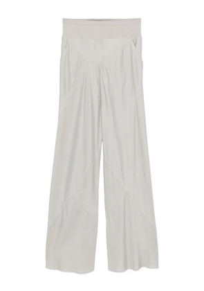 Rick Owens elastic-waist straigh-leg trousers - Grey