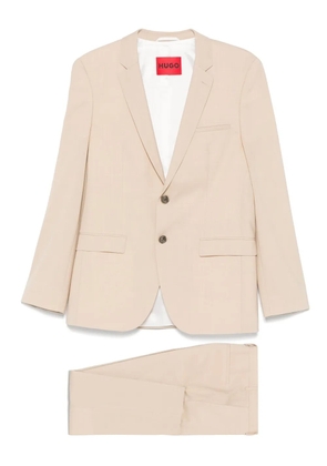 HUGO single-breasted suit - Neutrals