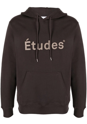 Études Studio Klein Études organic cotton hoodie - Brown