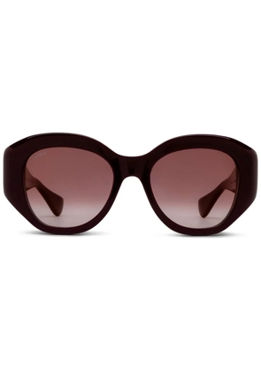 Cartier Eyewear oval frame sunglasses - Red