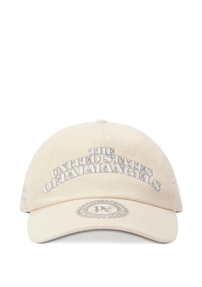 Palm Angels embroidered cap - Neutrals