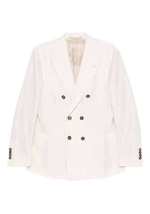 Eleventy double-breasted blazer - Neutrals
