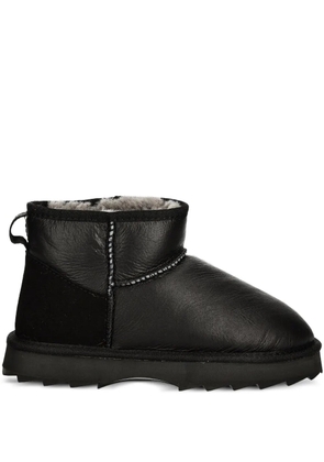 EMU AUSTRALIA Sharky Mini leather shearling boots - Black