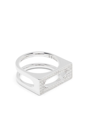 Tom Wood Cage Single zirconium-embellished silver ring