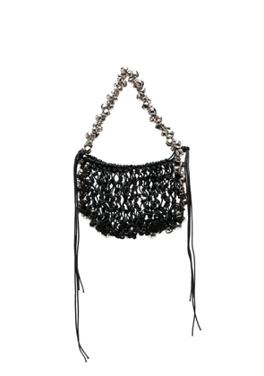Niccolò Pasqualetti bell-detail woven tote bag - Black