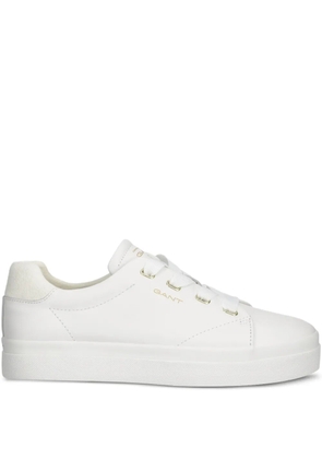 Gant eyelet lace-up sneakers - White