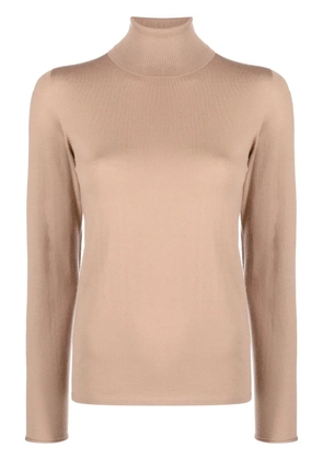 Le Tricot Perugia long-sleeve roll-neck jumper - Neutrals