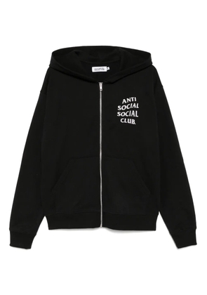 Anti Social Social Club mind games glitter hoodie - Black