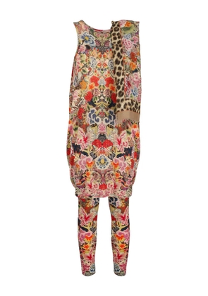 Alexander McQueen Pre-Owned floral-print three-piece set - Multicolour