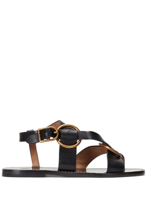 Polo Ralph Lauren Polo Pony leather sandals - Black