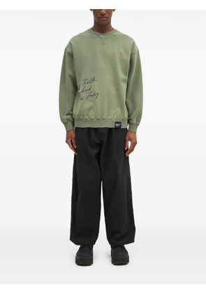 Neighborhood logo-print sweatshirt - Green