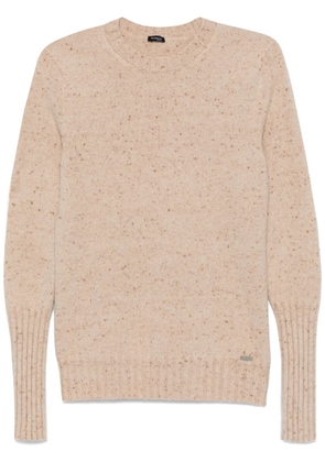 Kiton speckle-knit jumper - Neutrals